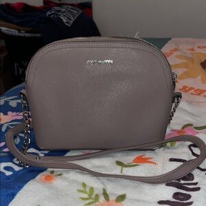 Steve Madden Taupe Crossbody Bag